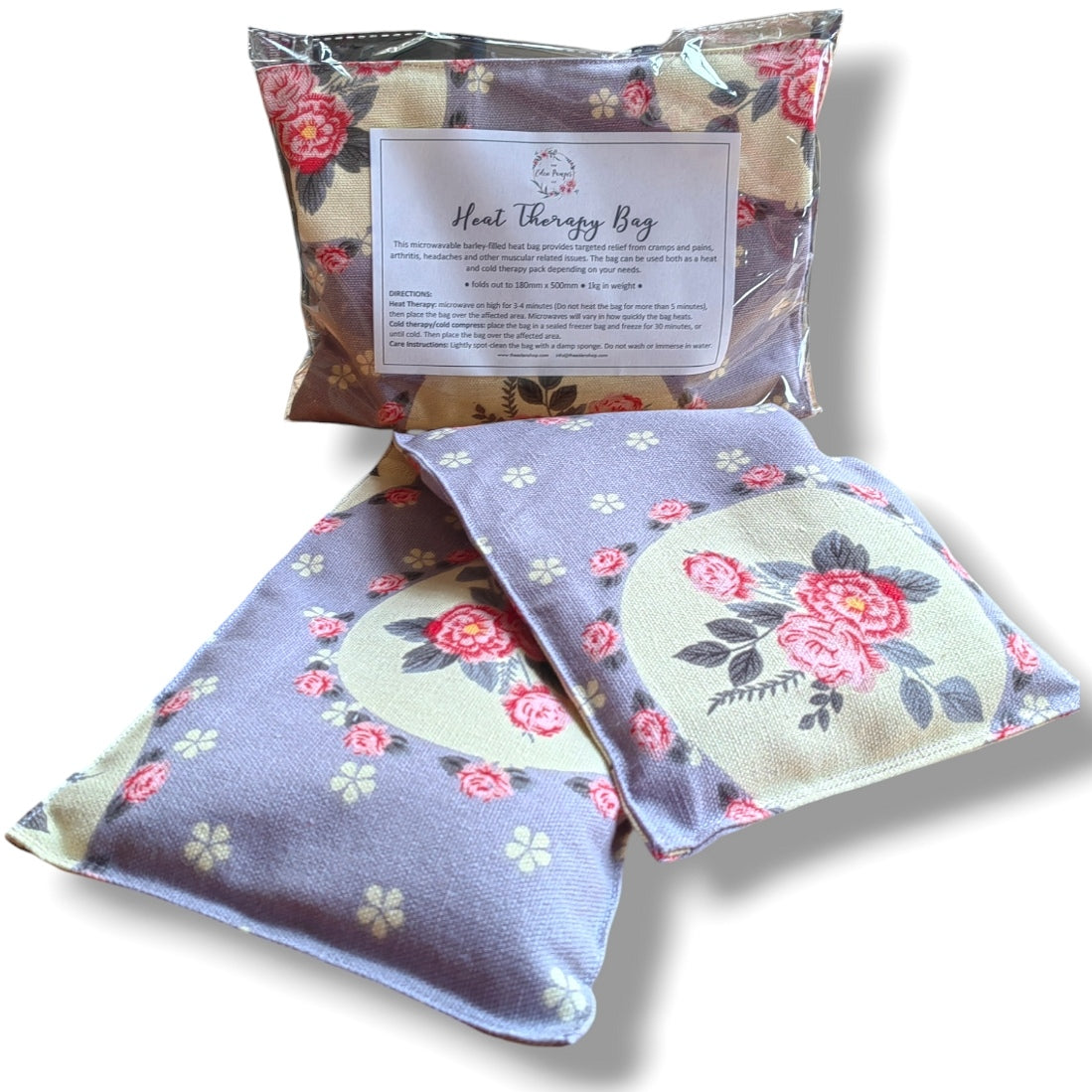 Heat Therapy Microwave Bean Bag - Vintage Floral Print