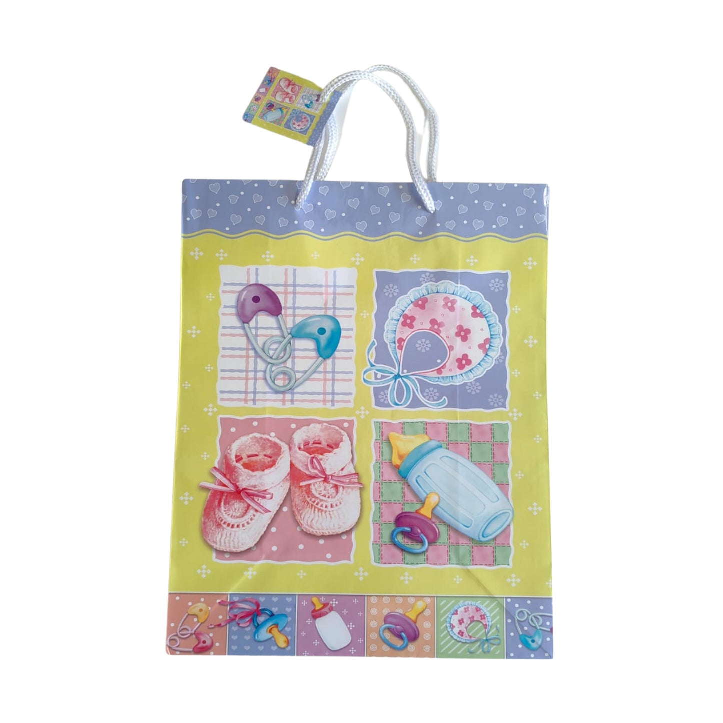 Yellow Baby Gift Bag - Medium