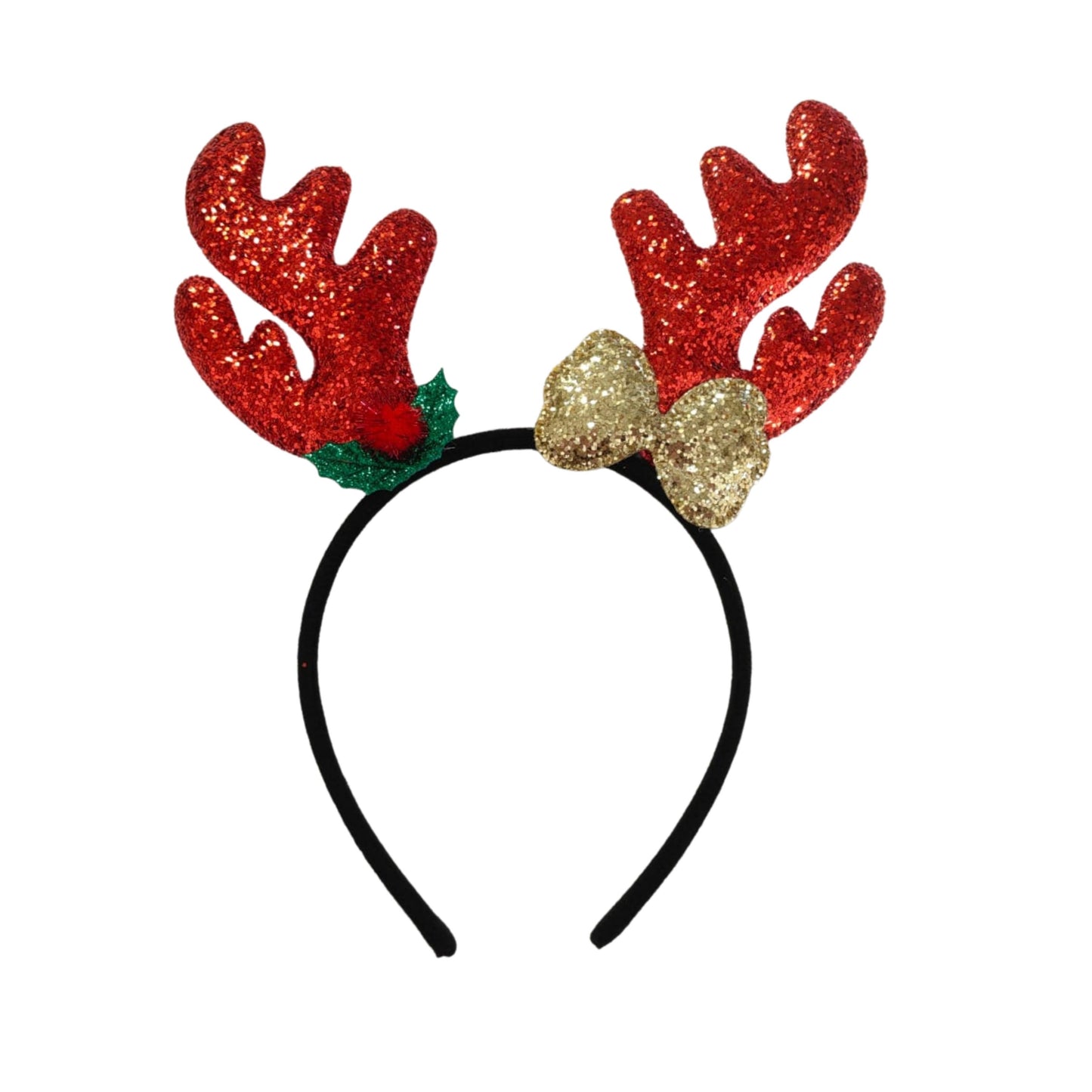 Glitter Red Reindeer Aliceband
