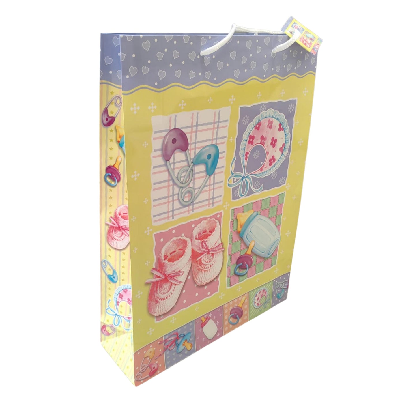 Yellow Baby Gift Bag - Large