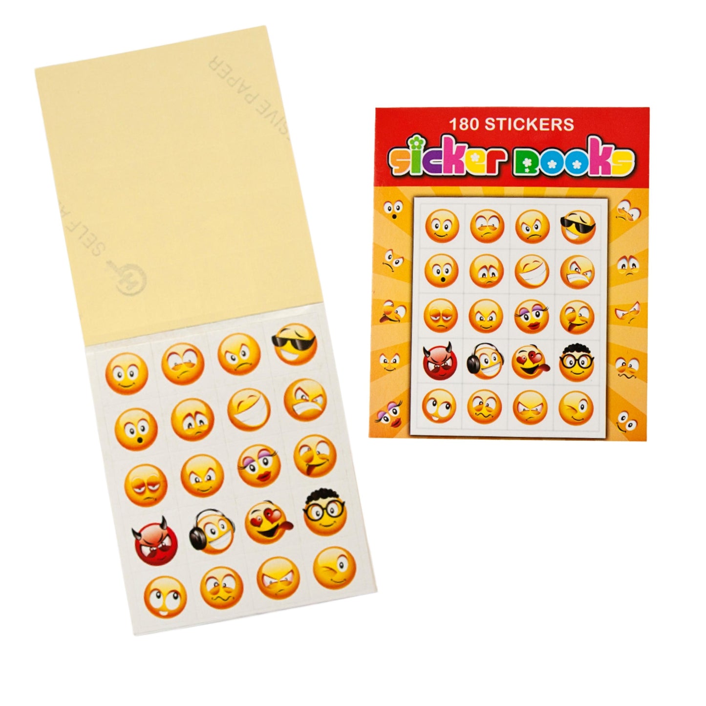 Emojis Sticker Pad - 180 Stickers