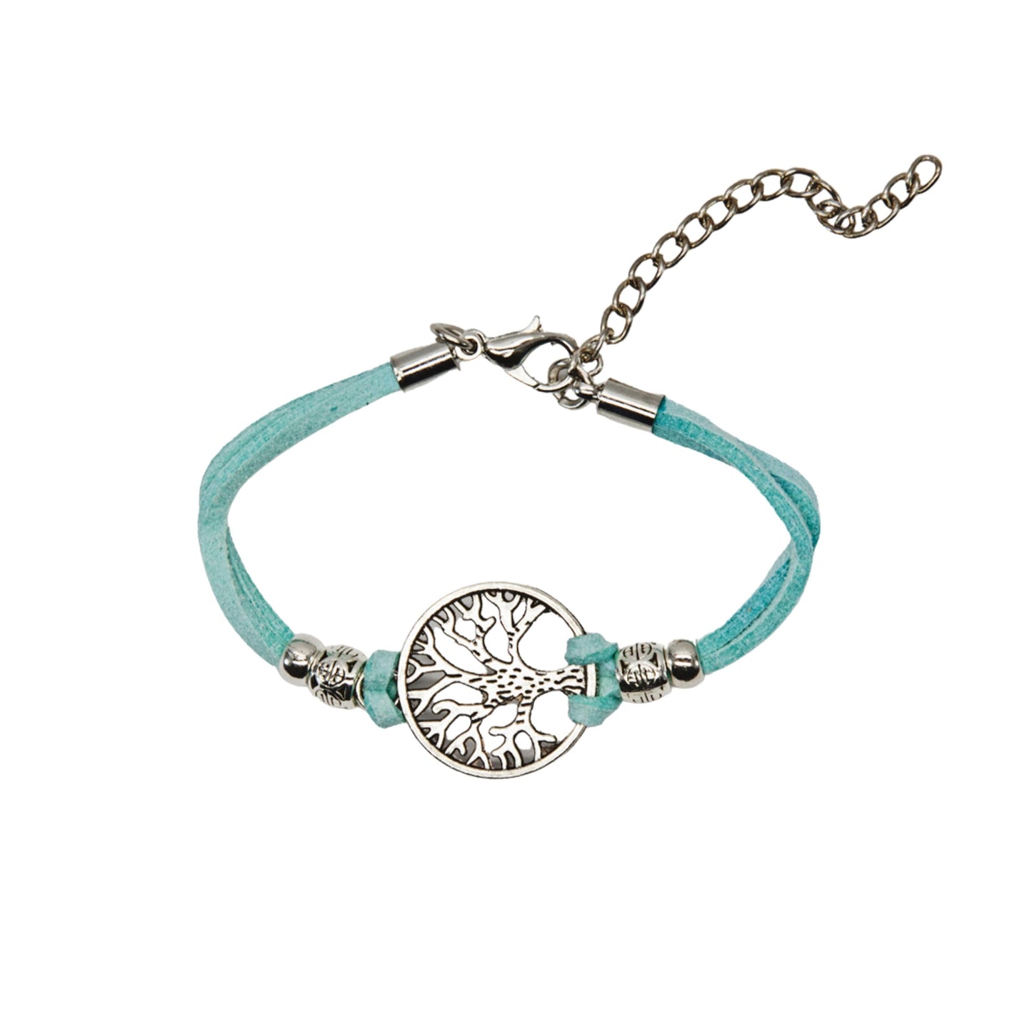 Suede Tree of Life Bracelet