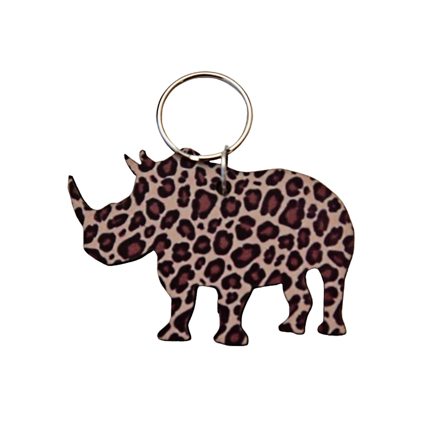 Shwe Shwe Print Rhino Keyrings