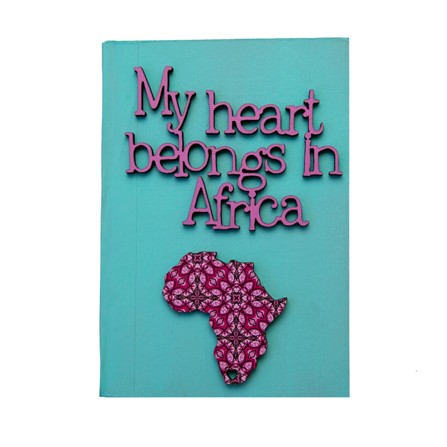 My Heart Belongs In Africa notebook