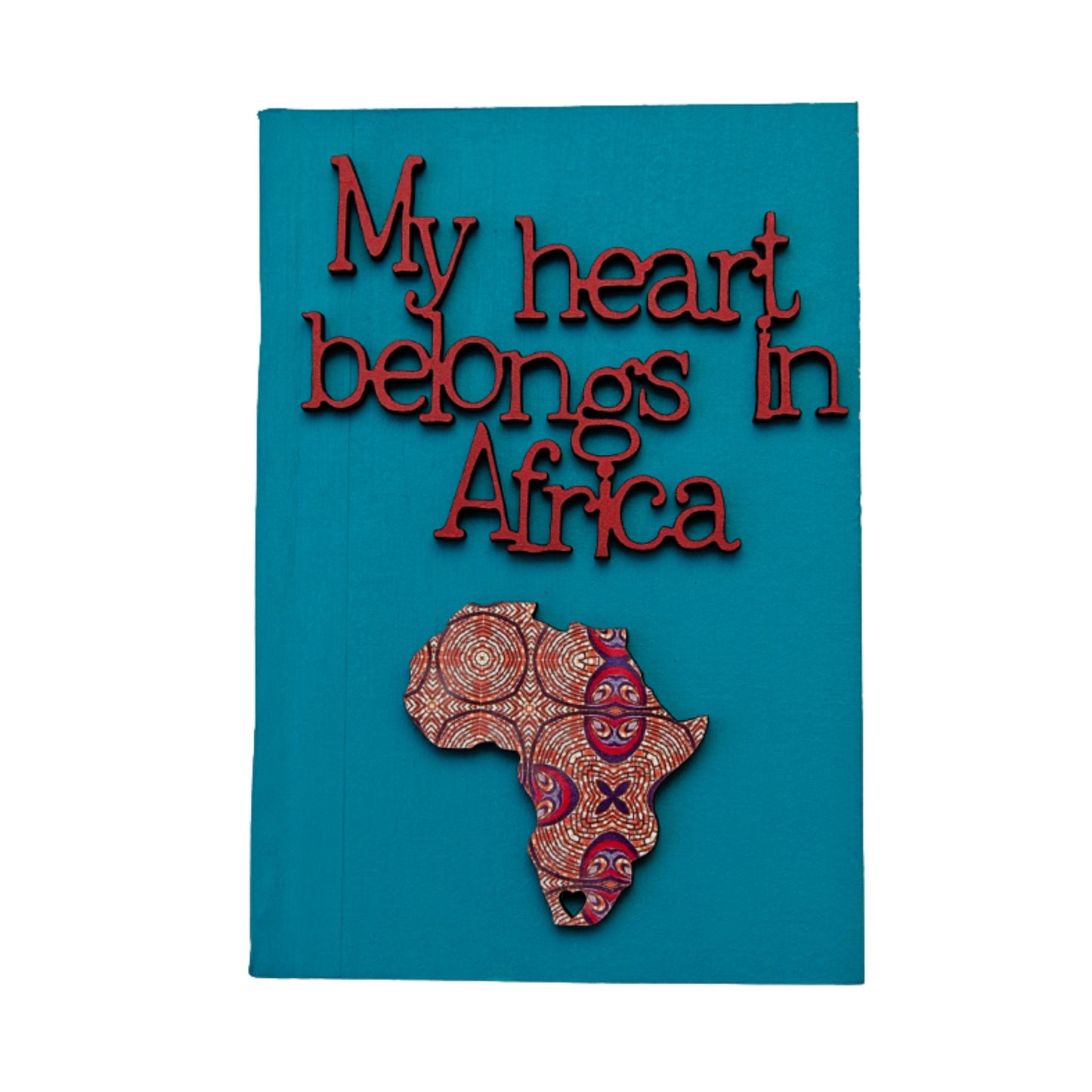 My Heart Belongs In Africa notebook
