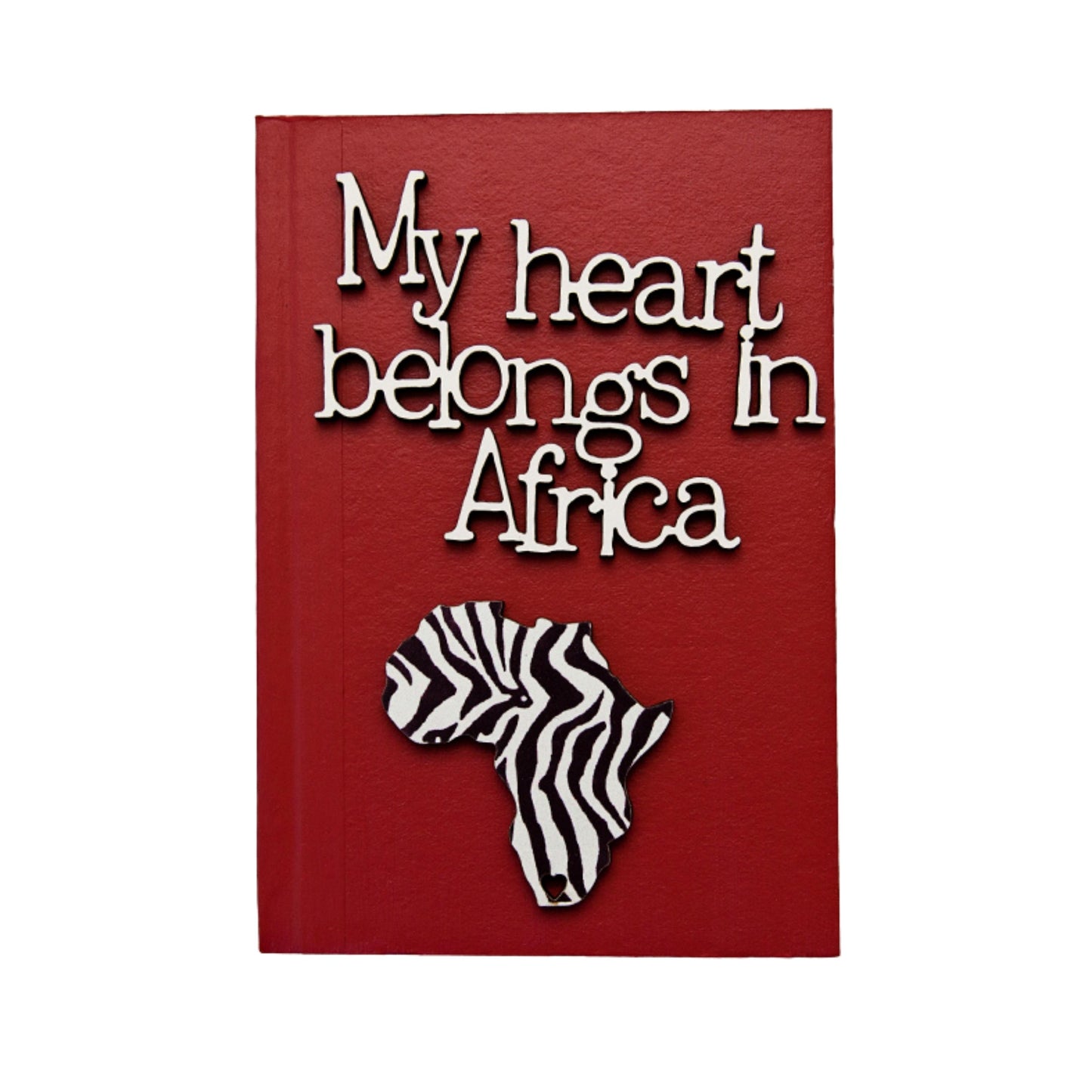 My Heart Belongs In Africa notebook