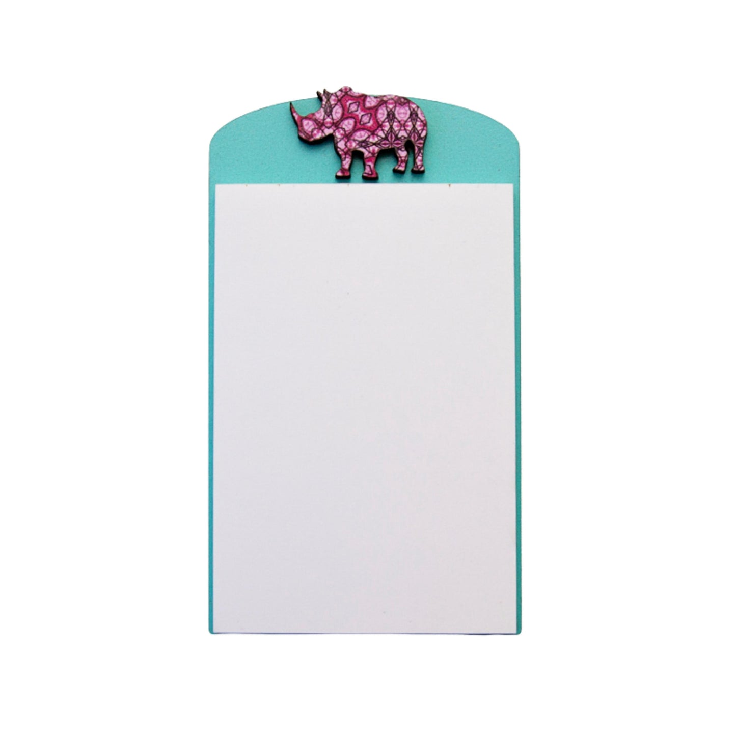 Rhino Fridge Magnet Notepad