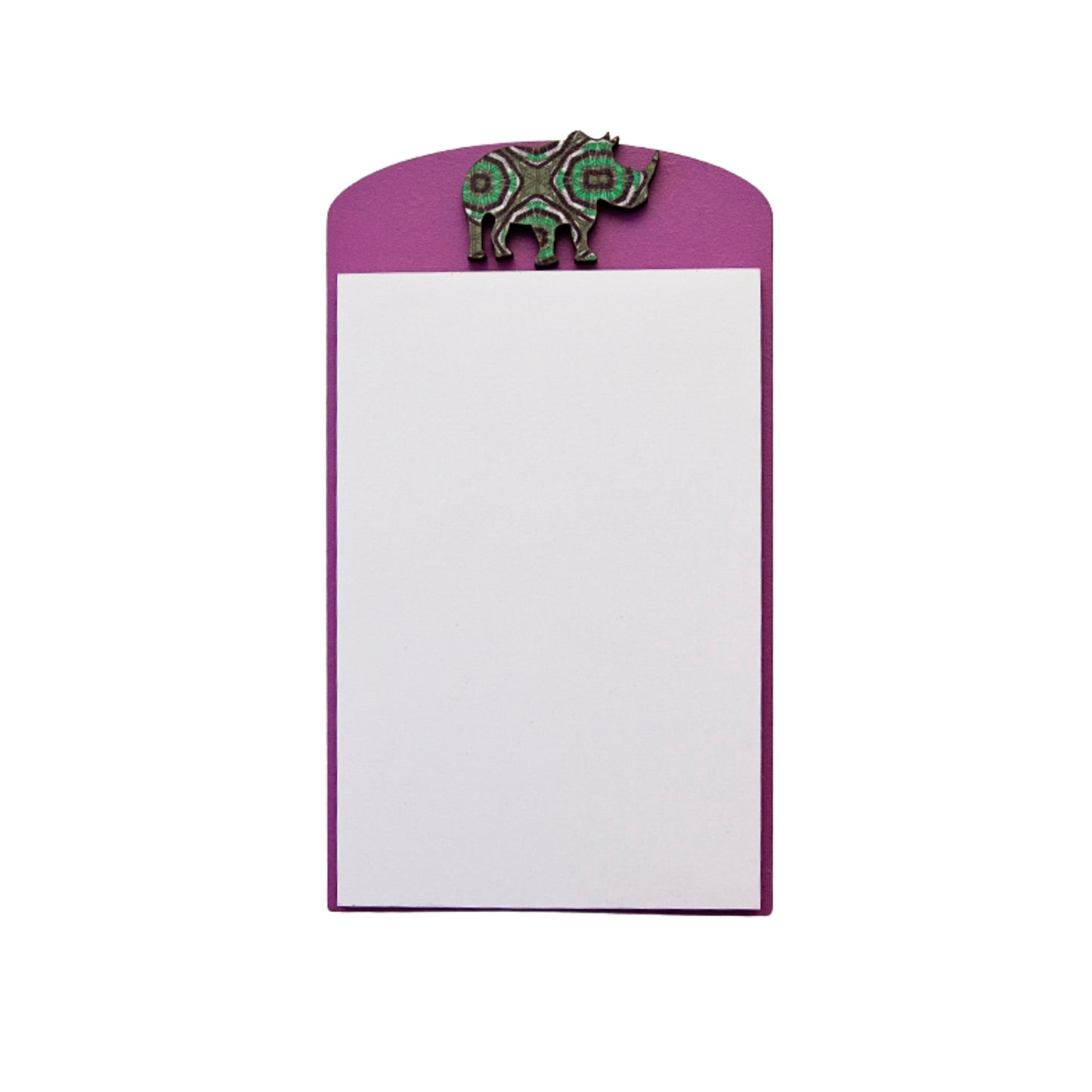 Rhino Fridge Magnet Notepad
