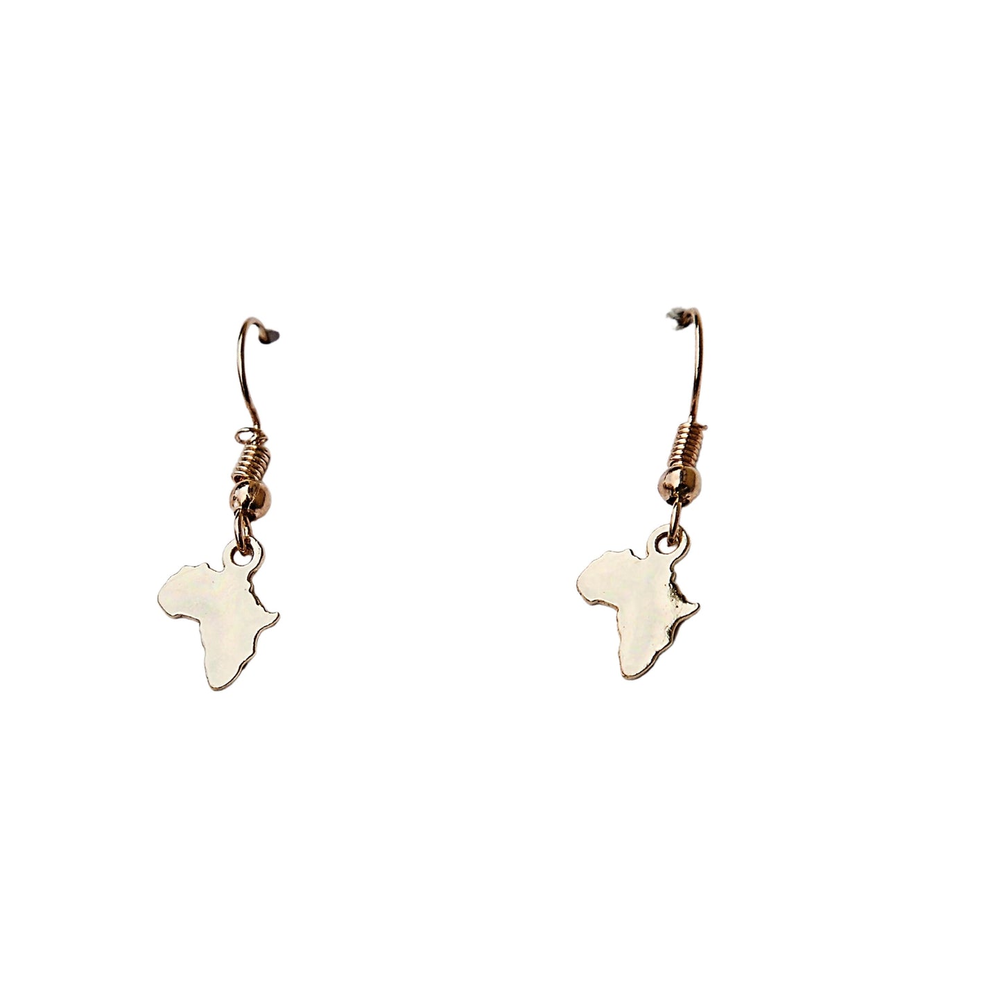 Gold Africa Earrings