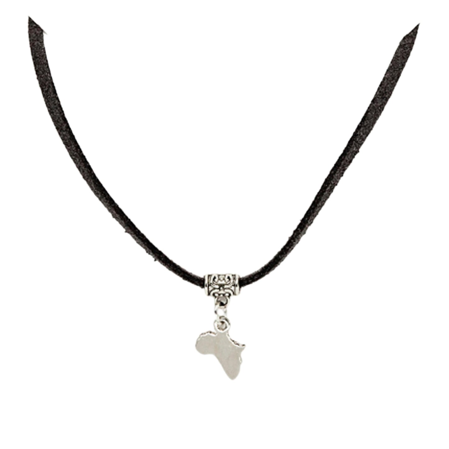 Africa Suede Choker Necklace - Variety of Colours