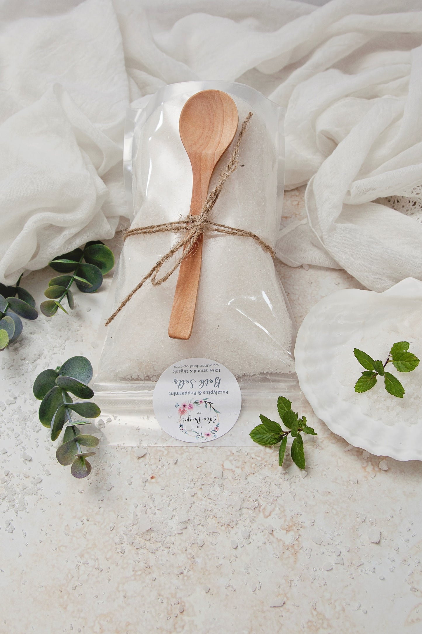 Bath Salts – Eucalyptus & Peppermint