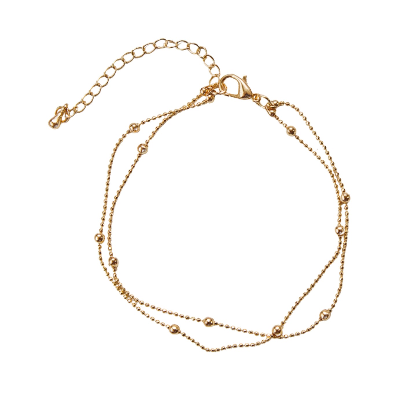 Gold Bauble Anklet