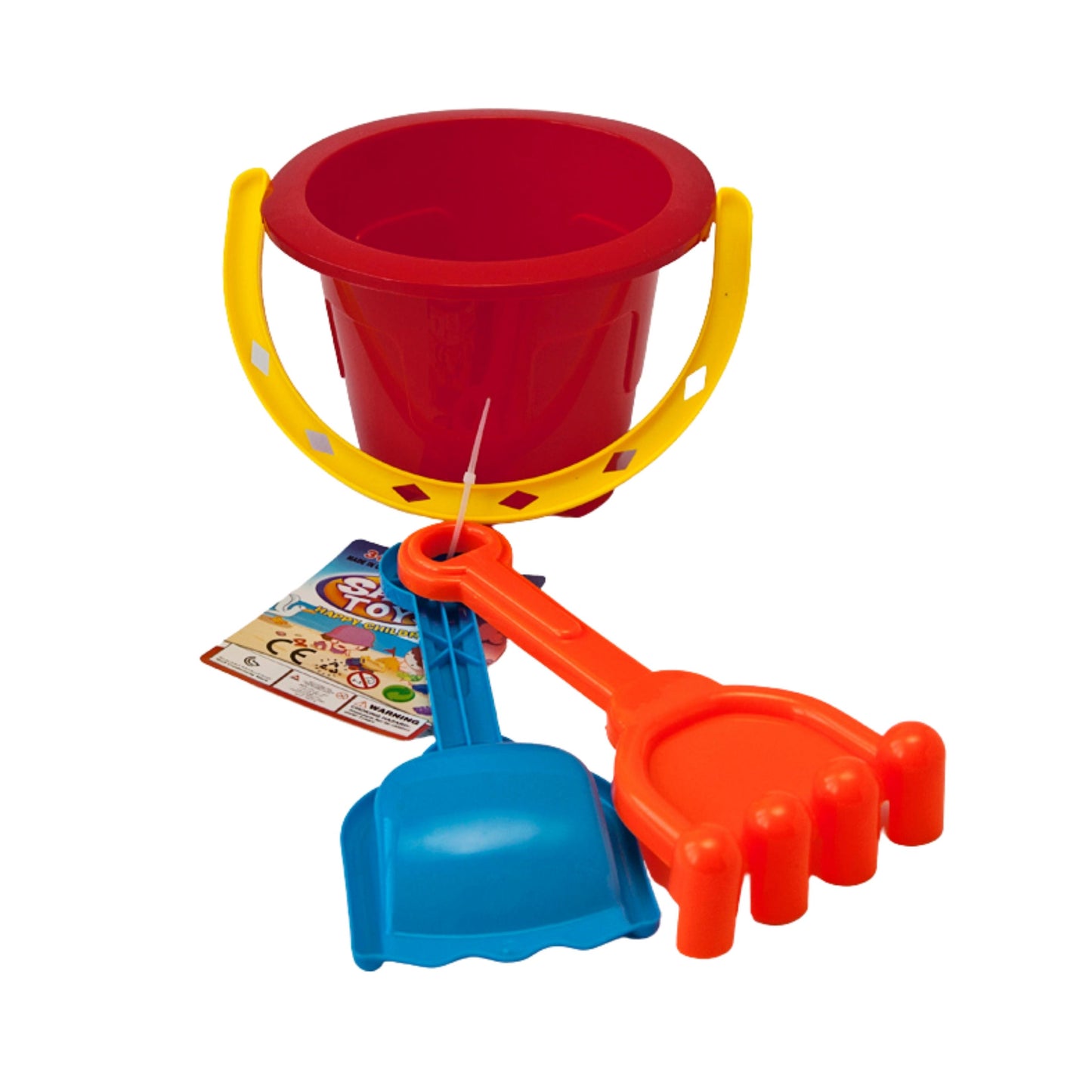 Bucket and Spade Set - Red Castle Shape Bucket