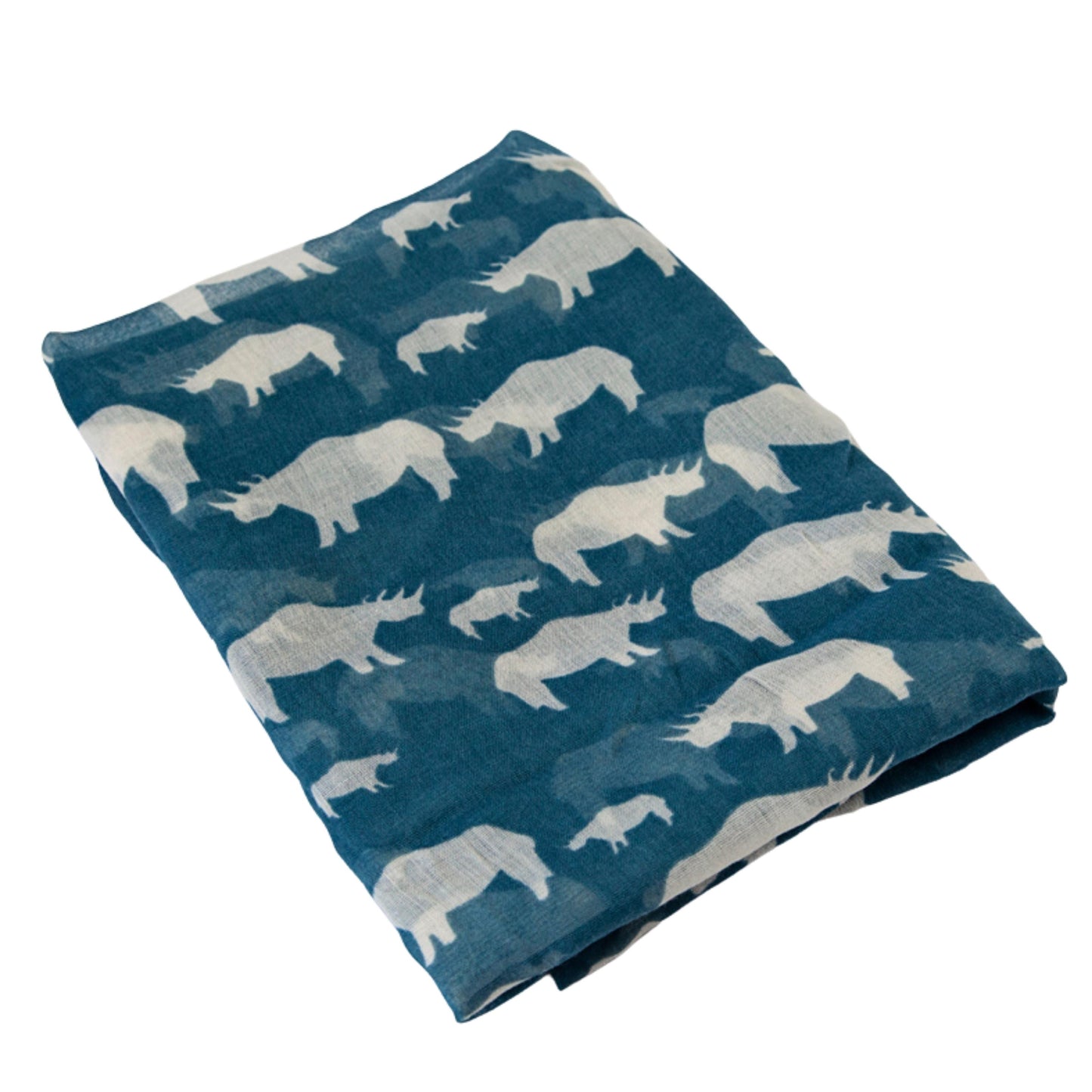 Rhino Scarf - Blue