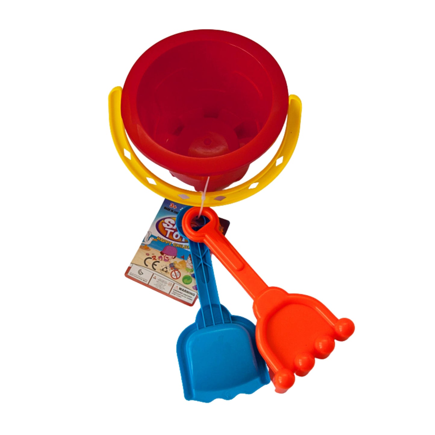Bucket and Spade Set - Red Castle Shape Bucket