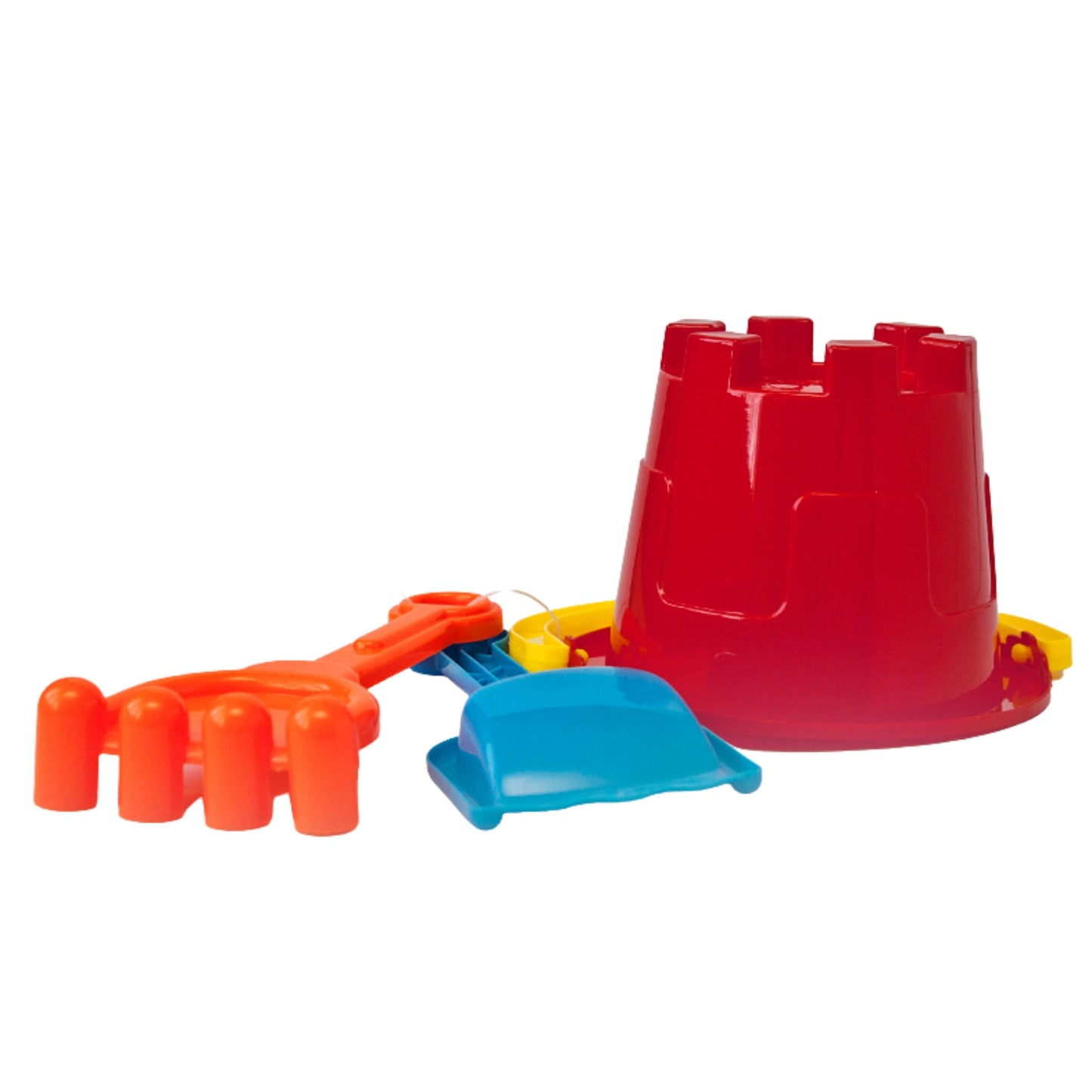 Bucket and Spade Set - Red Castle Shape Bucket