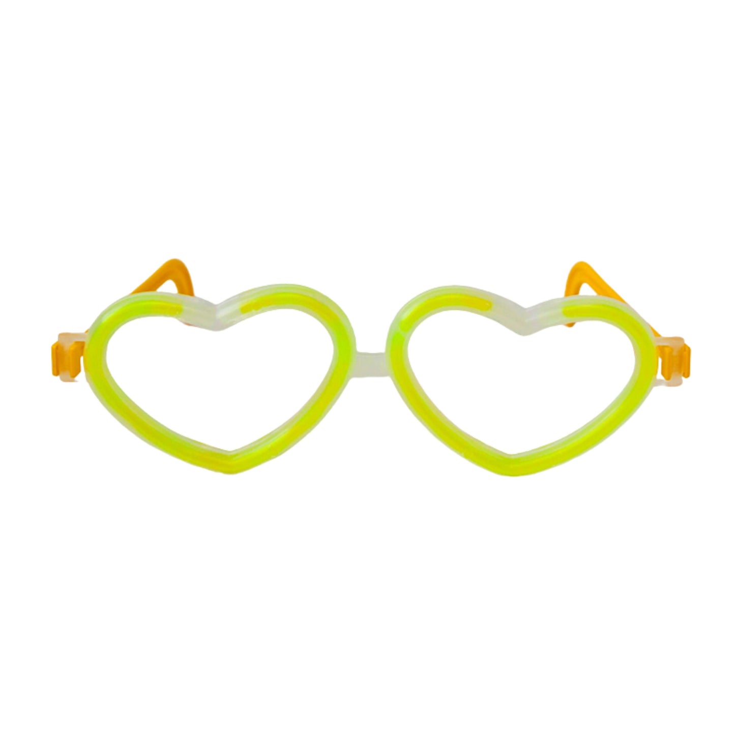Glow In The Dark Heart Glasses