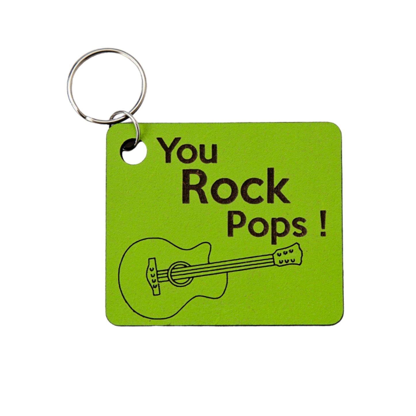 You Rock Pops! Wooden Keyring