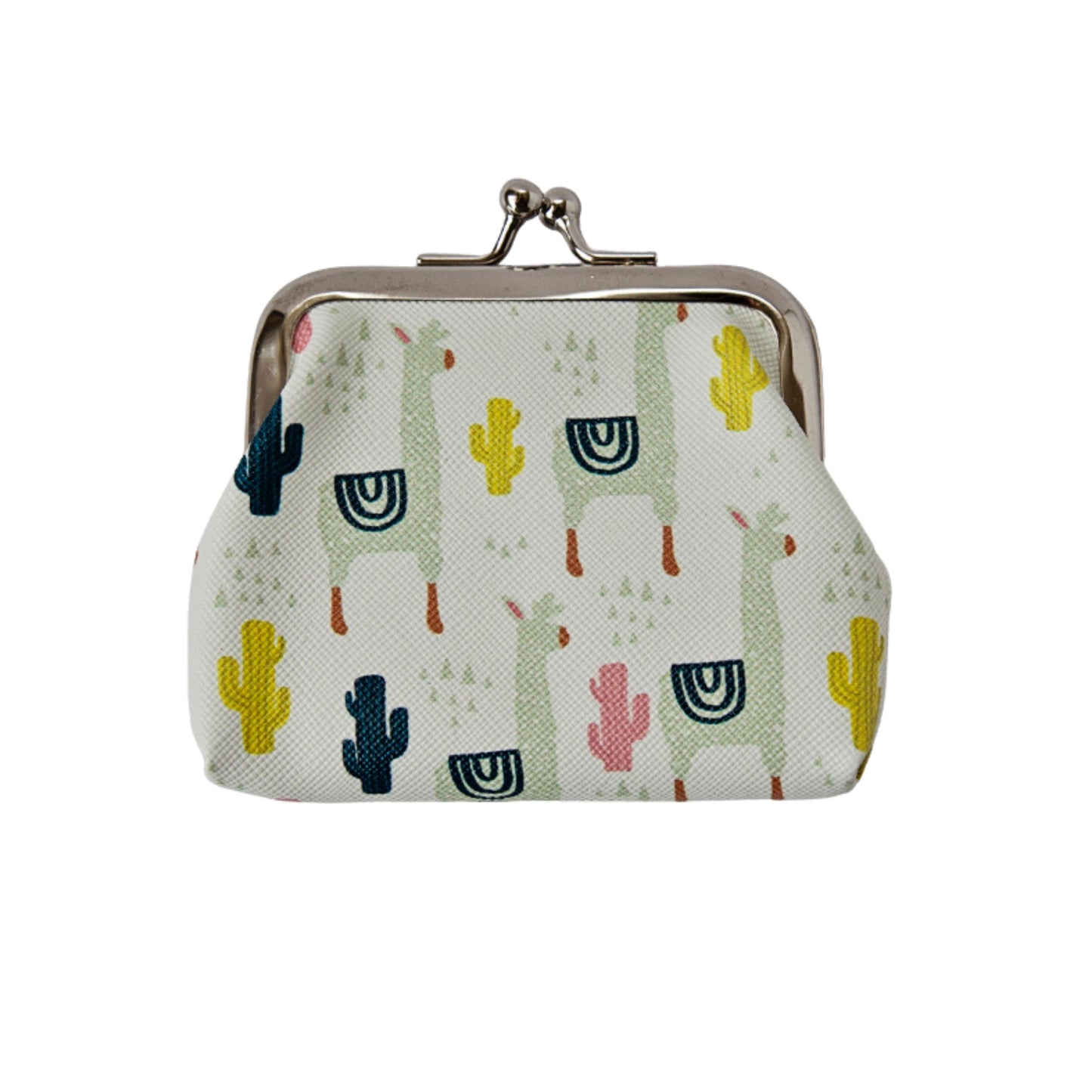 Mini Clasp Coin Purse - Lama and Cactus