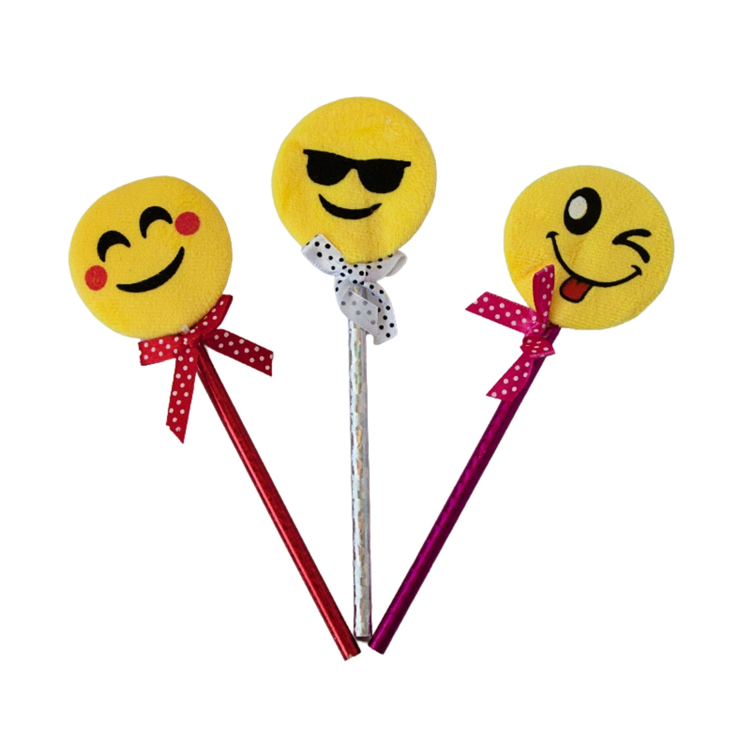Set of Emoji Pen, Pencils and Eraser