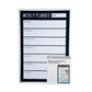 20 Piece Magnetic White Board Planner Set