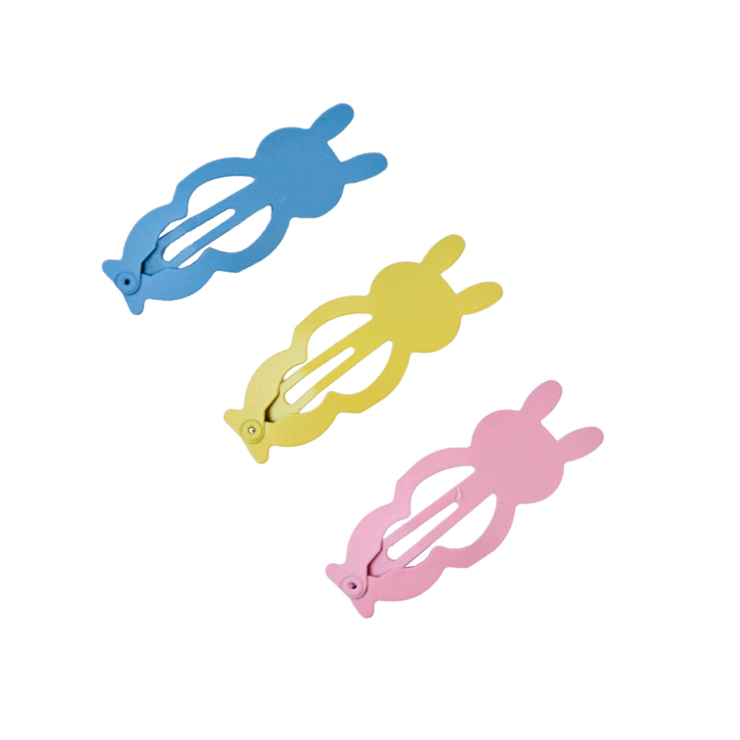 Bunny Hair Clips - Set of 3
