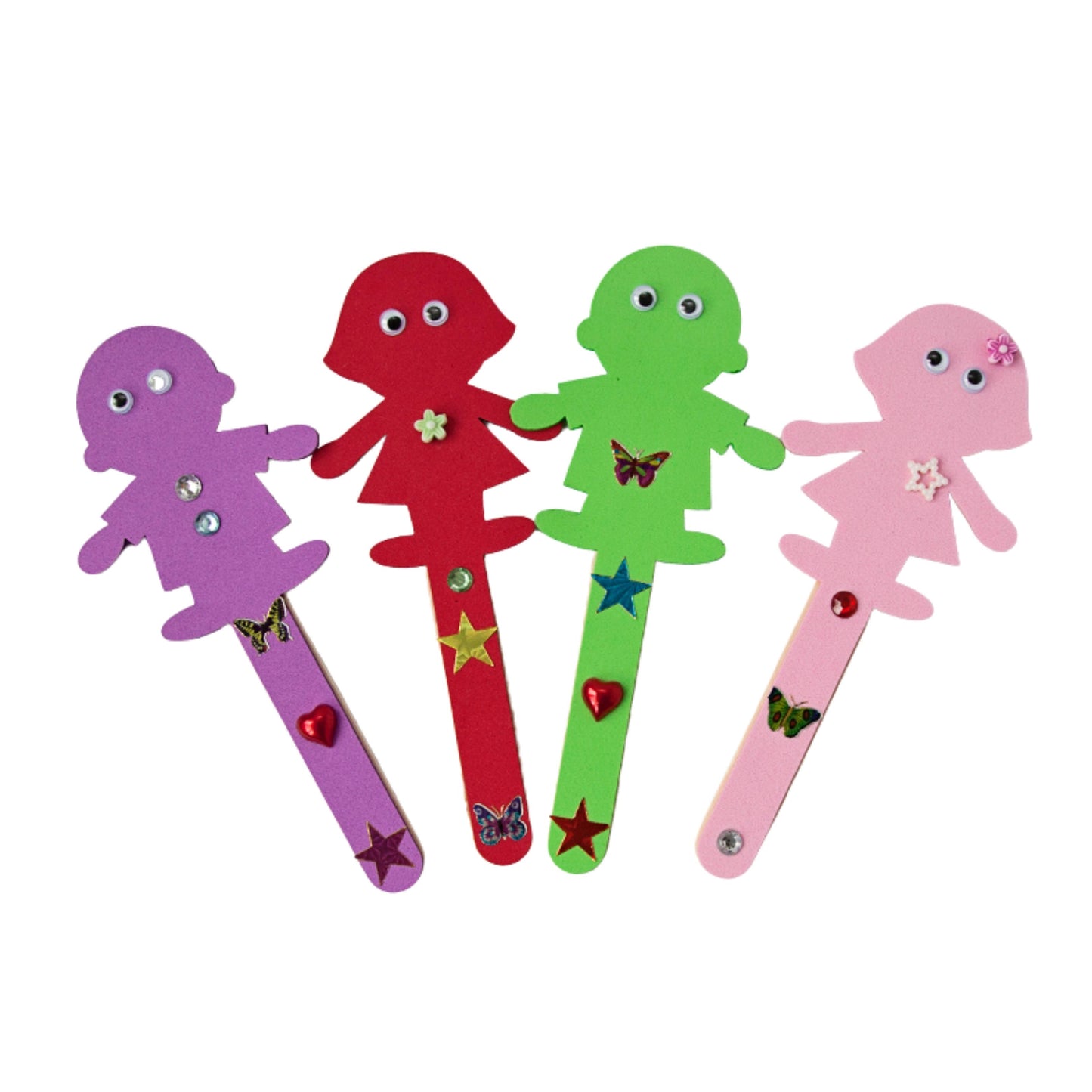 Make Your Own Foam People Bookmarks