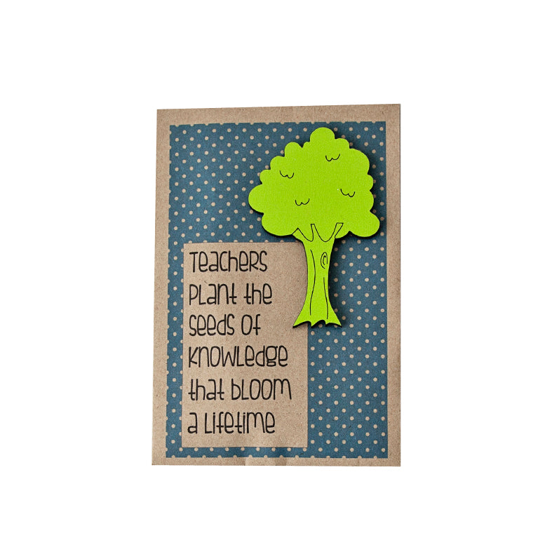 Teacher Appreciation Sunflower Seeds in Decorative Envelope