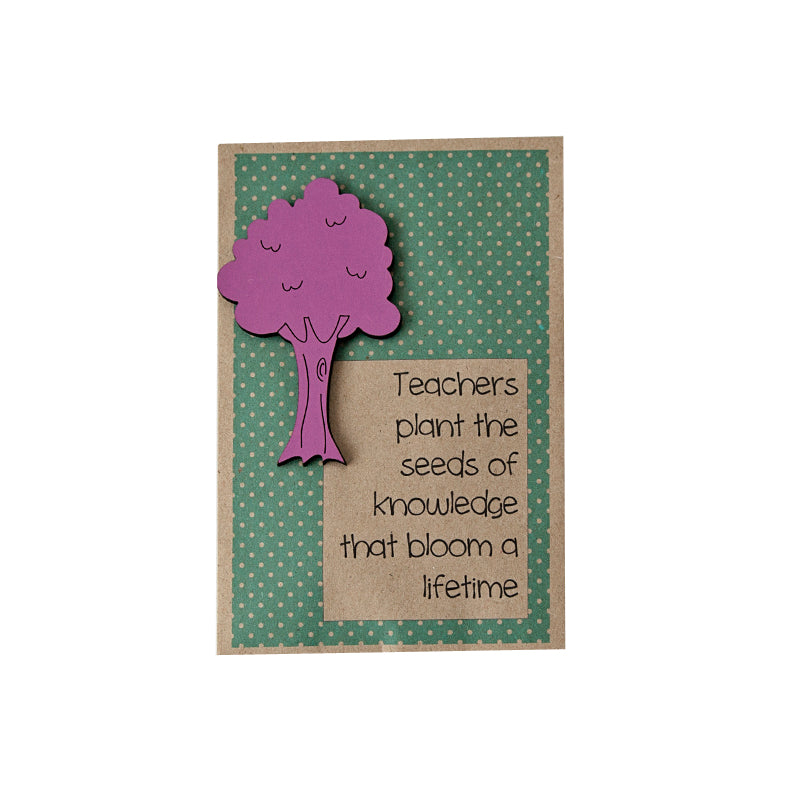 Teacher Appreciation Sunflower Seeds in Decorative Envelope