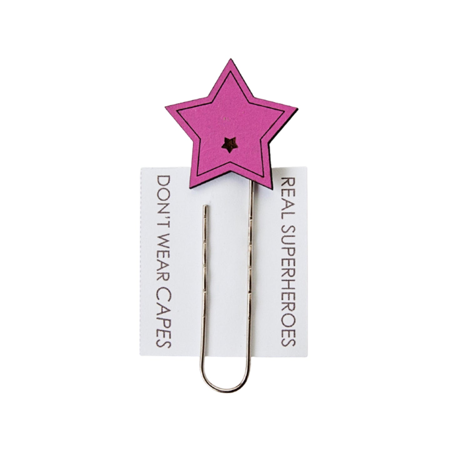 'Real Superheroes Don't Wear Capes' Bookmark