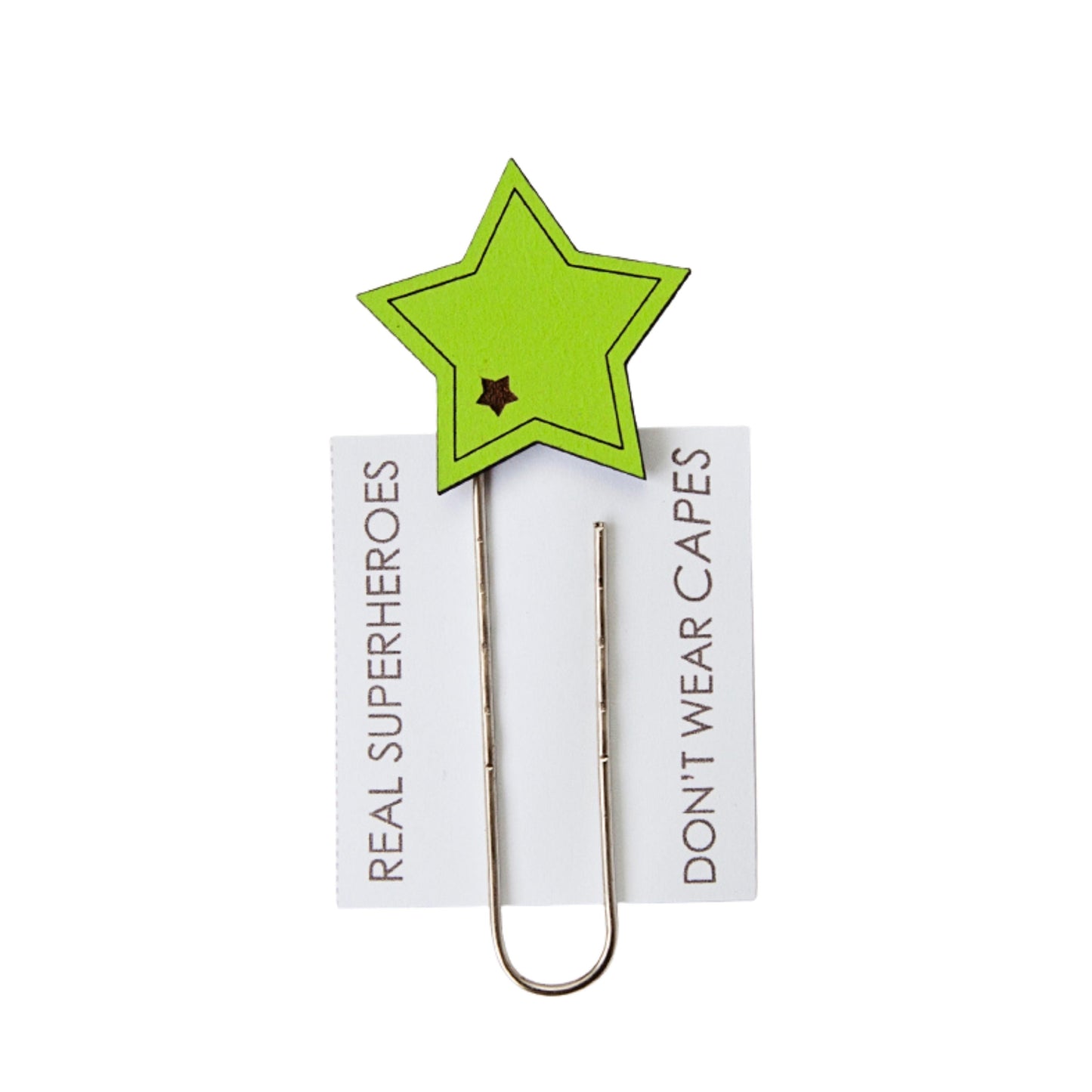 'Real Superheroes Don't Wear Capes' Bookmark