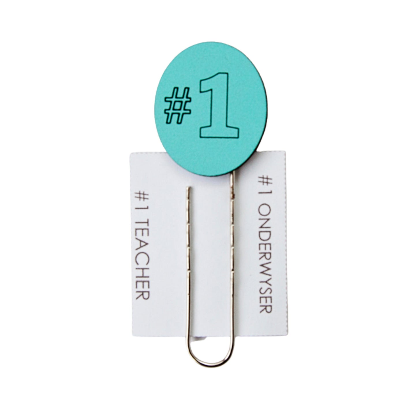 #1 Teacher or Onderwyser Bookmark