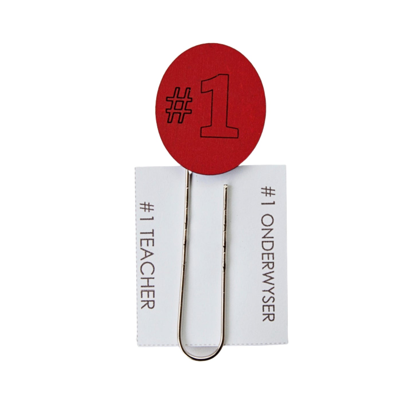 #1 Teacher or Onderwyser Bookmark