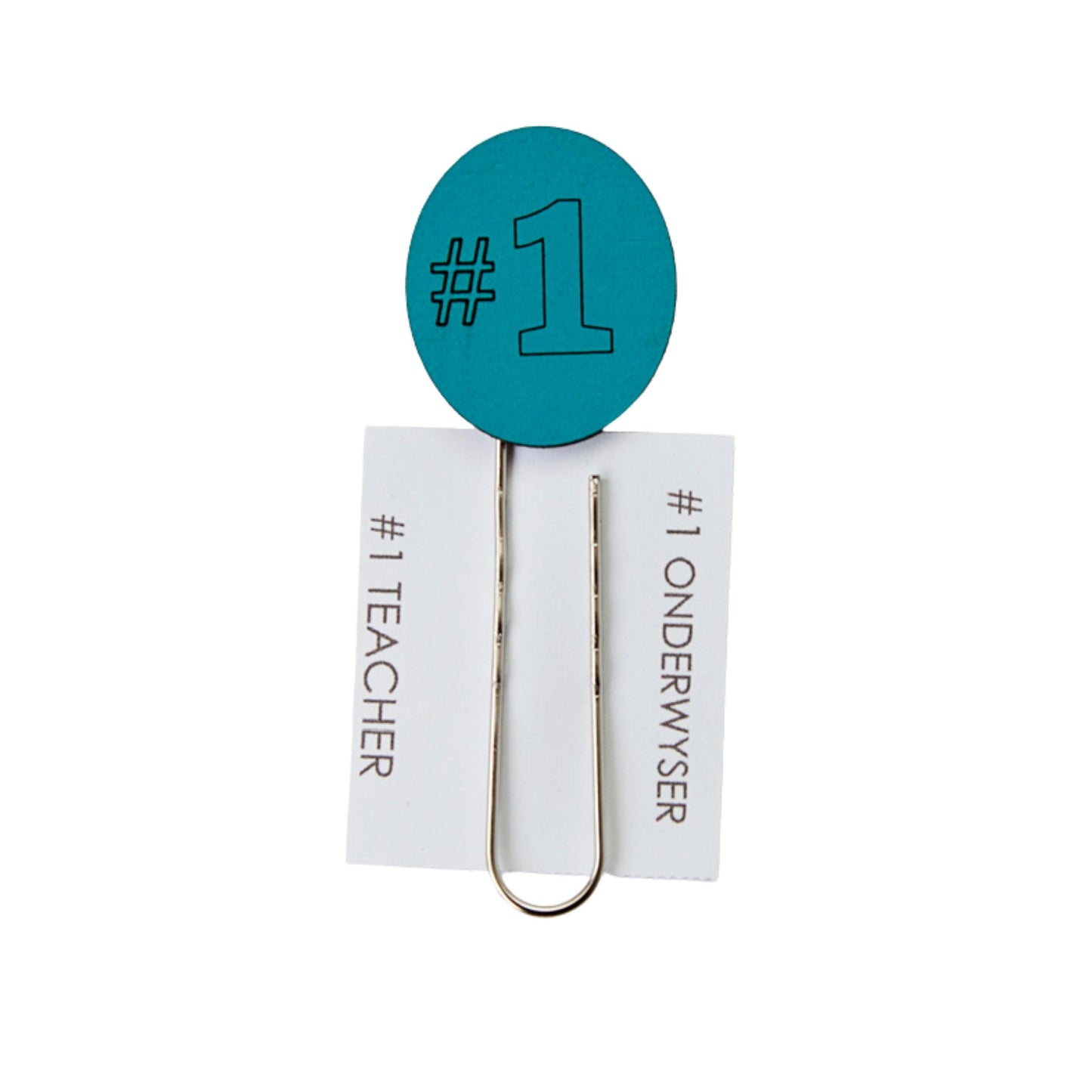 #1 Teacher or Onderwyser Bookmark