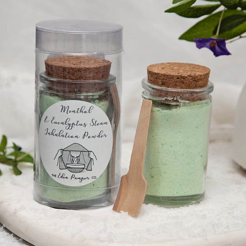 Menthol & Eucalyptus Natural Steam Inhalation Powders