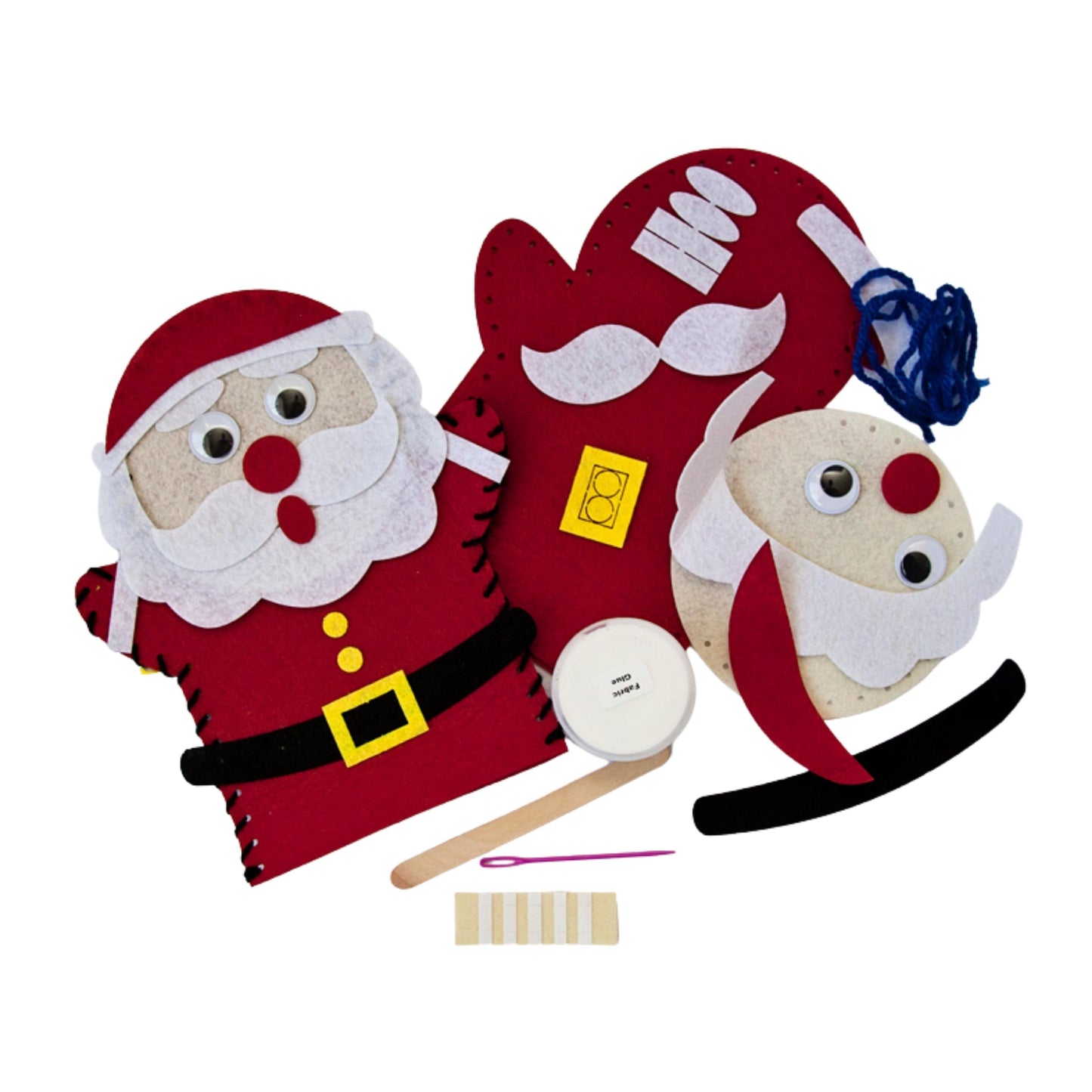 Make Your Own Father Christmas Hand Puppet