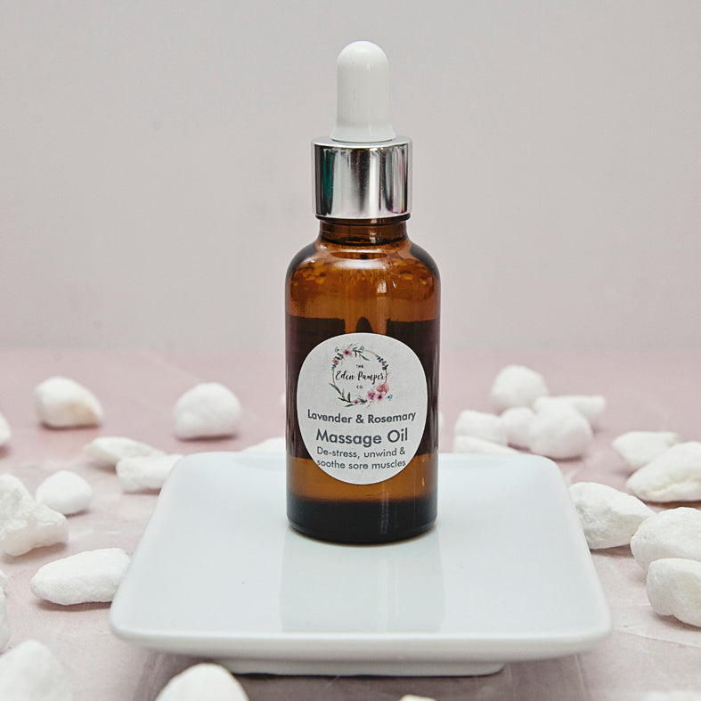 De-stressing Lavender and Rosemary Massage Oil