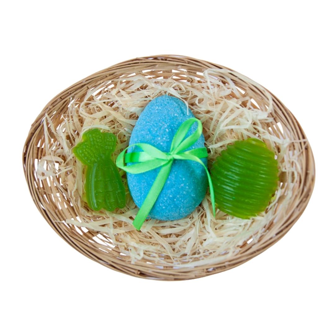 Boys Easter Bath Bomb & Soap Basket Set