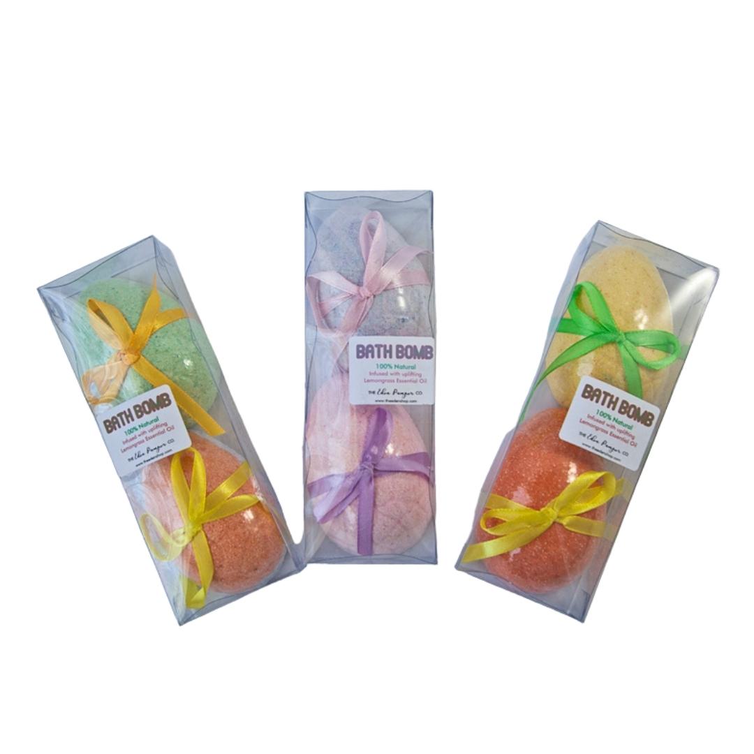Easter Egg Bath Bombs Set - Sunny Colours