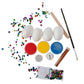 Paint Your Own Foam Easter Eggs Set - Primary colours