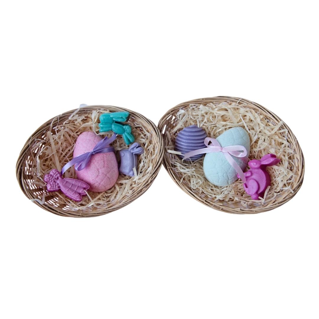 Girls Easter Bath Bomb & Soap Basket Set