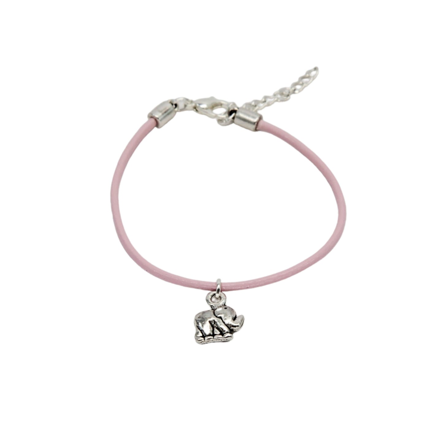 Elephant Rolled Leather Bracelet - Various Colours