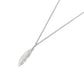 Feather Sterling Silver Necklace