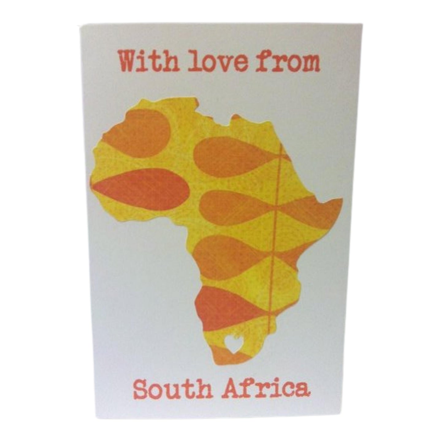 'With Love From South Africa' - Africa - Greeting Card