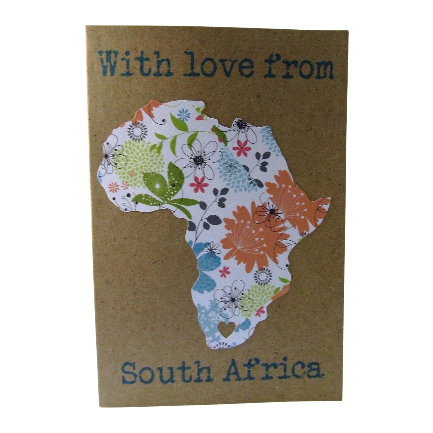 'With Love From South Africa' - Africa - Greeting Card