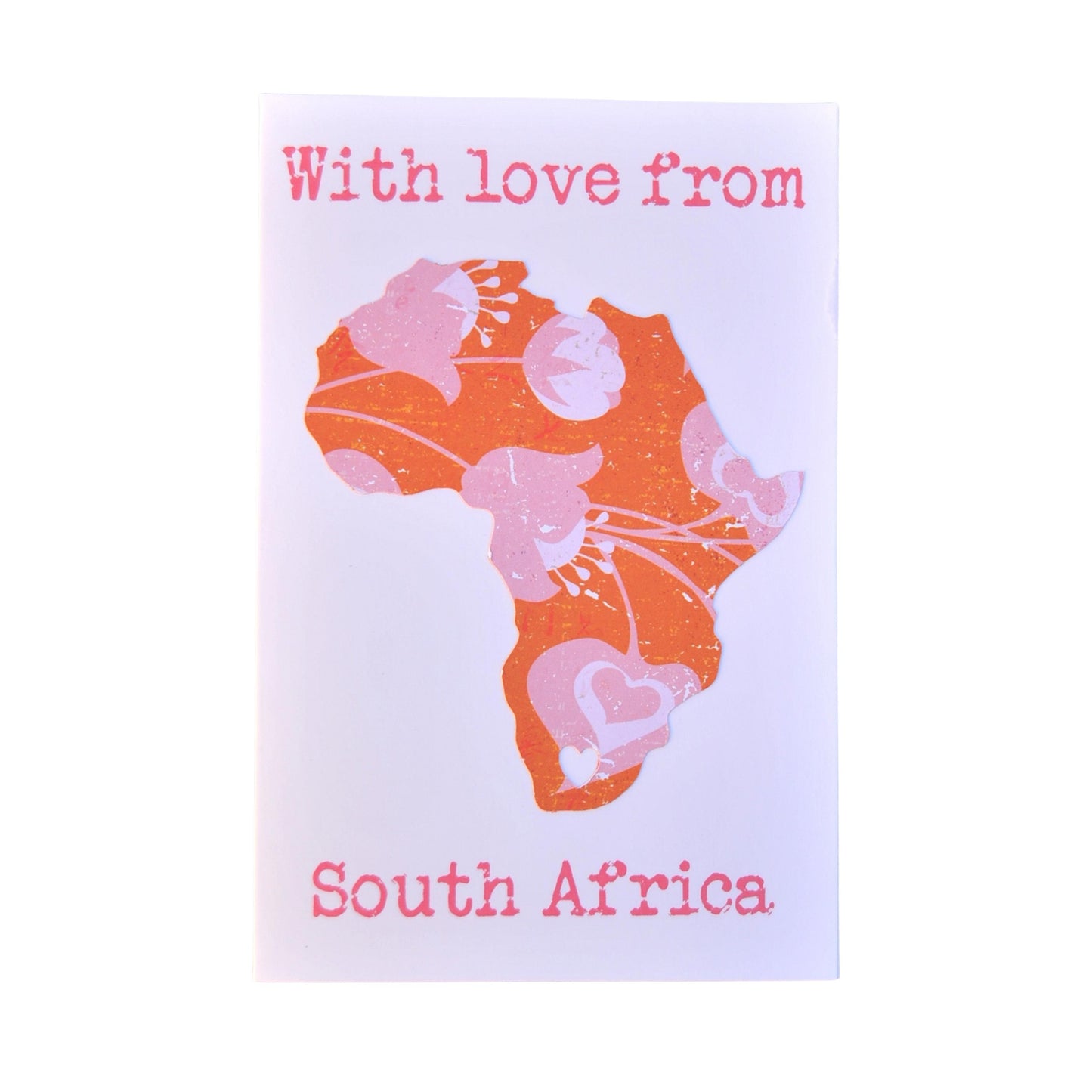 'With Love From South Africa' - Africa - Greeting Card