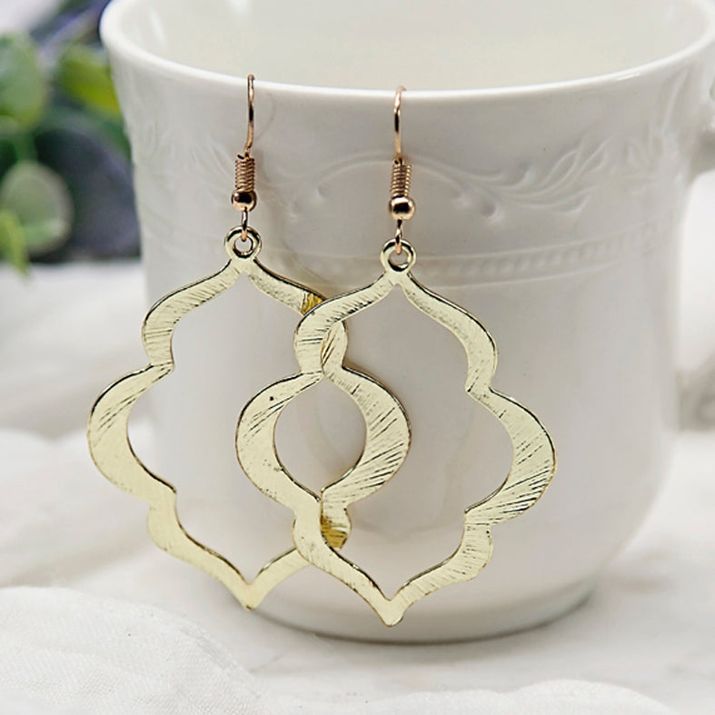 Gold Moroccan Style Earrings
