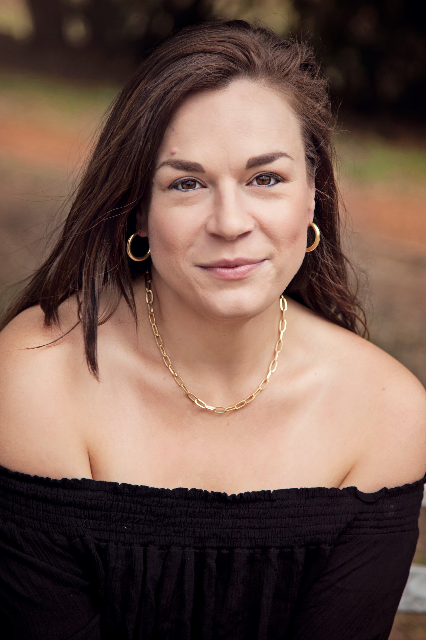 Gold-Plated Sterling Silver Tube Hoop Earrings - Medium
