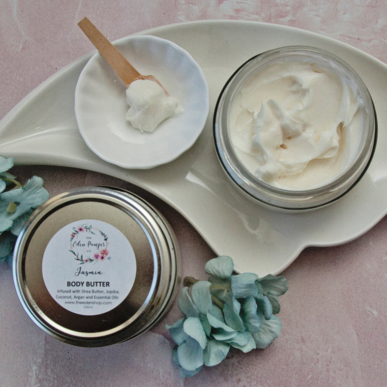Jasmin Body Butter and Scrub Set
