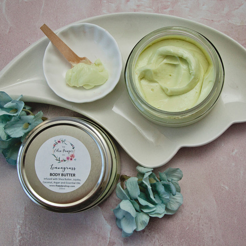 Lemongrass Body Butter and Scrub Set